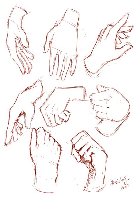 Hands Sketches By Keishajl On Deviantart