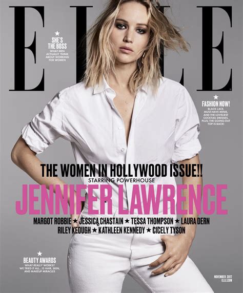 Jennifer Lawrence Elle Magazine November Gotceleb