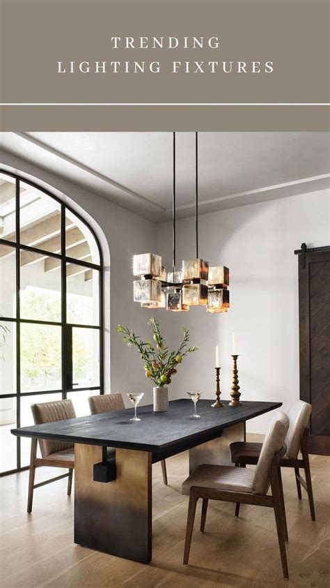 Trending Lighting Fixtures Interior Design Dining Room Design