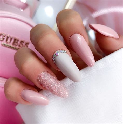 50 Pretty Pink Nail Design Ideas The Glossychic Pink Nail Designs