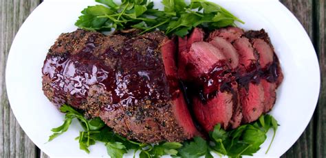 This beef tenderloin is a very easy preparation and the red wine sauce makes it extra flavorful. Spice Rubbed Roast Beef Tenderloin with Red Wine Sauce | ZAP