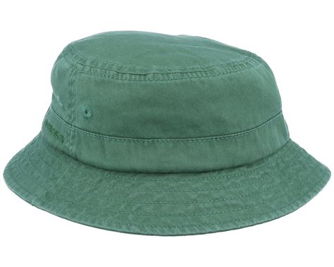 Cotton Twill Green Bucket Stetson Hats