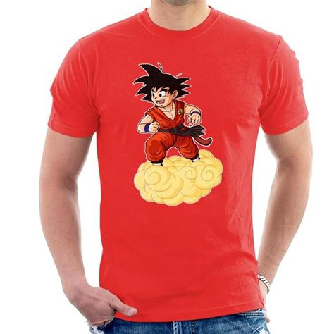 5.0 out of 5 stars 8. Dragon Ball Z Kid Goku On Cloud Men's T-Shirt | Kid goku ...