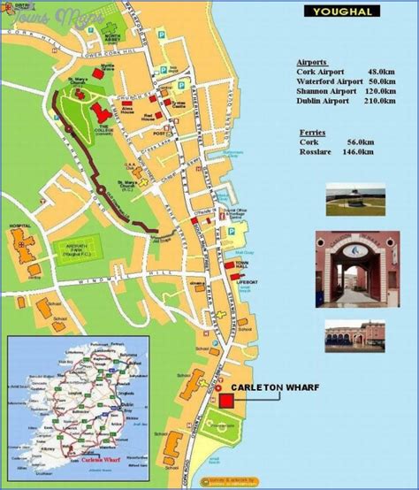 Cork Map Tourist Attractions