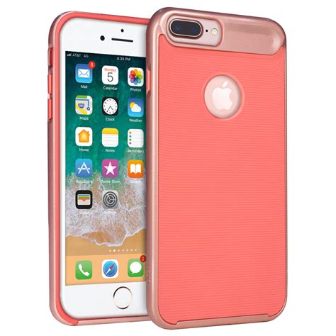 Orzly Airframe Bumper Case Iphone 8 Plus 7 Plus Pink