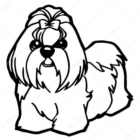 Como Desenhar Cachorro Shih Tzu Cachos E Outras Ondas