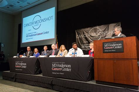 Video Md Anderson Holds Inaugural Cancer Moonshot Summit Event Tmc News