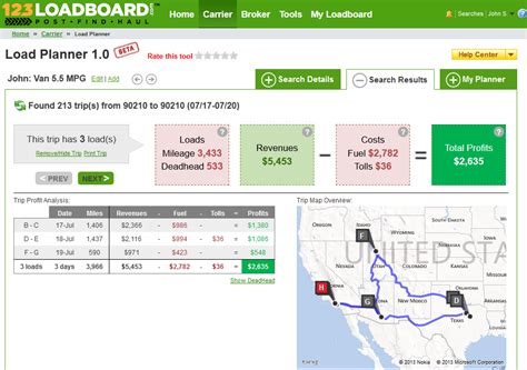 Find loads to keep your trucks loaded. 123Loadboard.com™ Launches New Technology "Load Planner ...