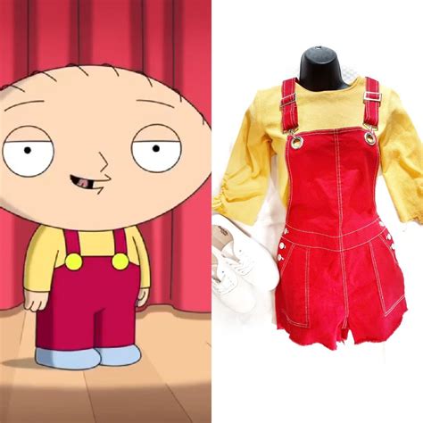 Stewie Griffin Costume Cartoon Costumes Stewie Griffin Red Overalls