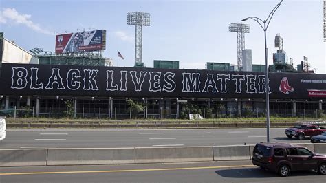 The Boston Red Sox Put Up A Black Lives Matter Billboard Over The