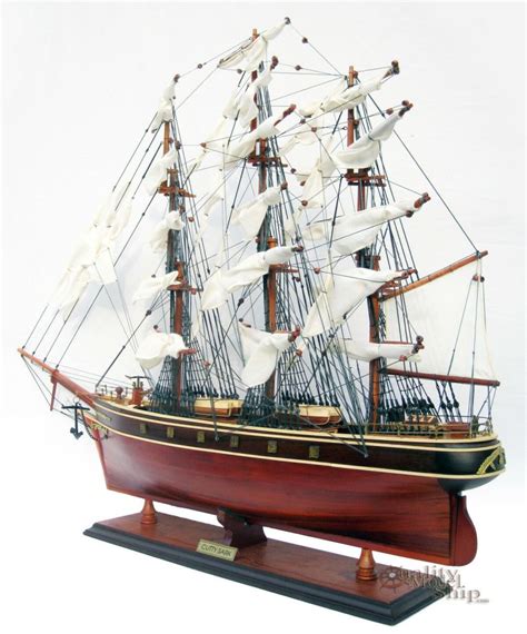 Cutty Sark Clipper Ship Full Assembled 35 Wooden Ship Model Quality