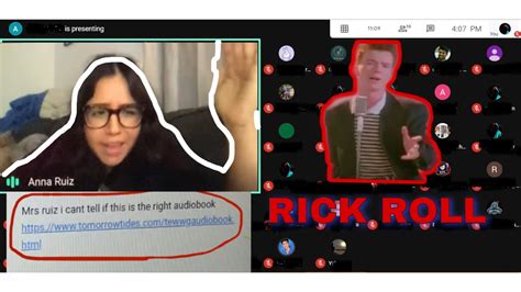 My Teacher Gets Rickrolled During Online Class Youtube