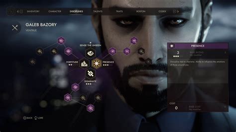 Customize Your Characters In Many Ways In Vampire The Masquerade Swansong
