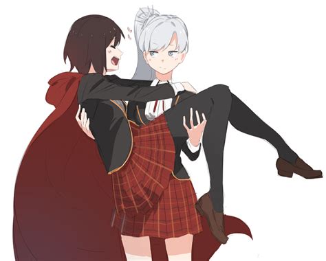 Ruby Rose And Weiss Schnee Rwby Characters Rwby Anime Rwby Comic