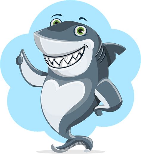 Καρχαρίας Ζώο Χαρακτήρας Δωρεάν διανυσματικά γραφικά στο Pixabay