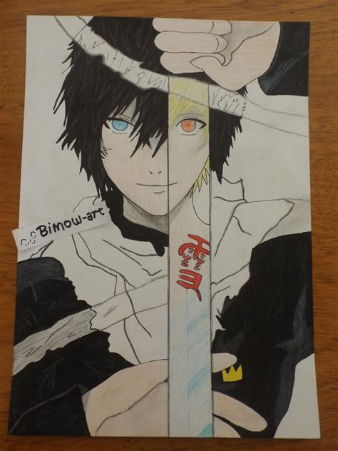 Yato Yagami With Shinki Noragami By Bimow Art On Deviantart