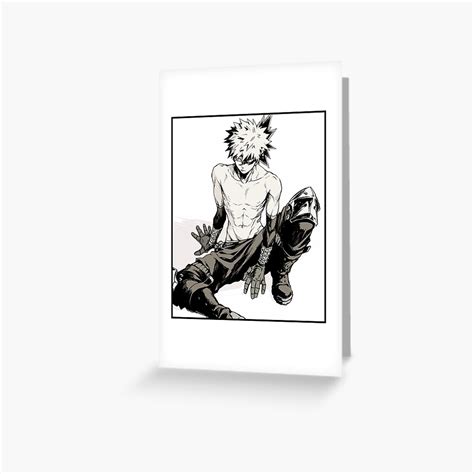 Bakugou Katsuki Lord Explosion Murder Greeting Card For Sale By