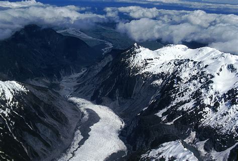 Glacial Valley In Southern Alps