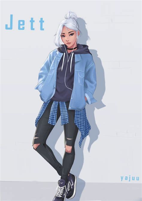 Artstation Jett Casual Outfit Tristan Yajuu Bour Anime Outfits