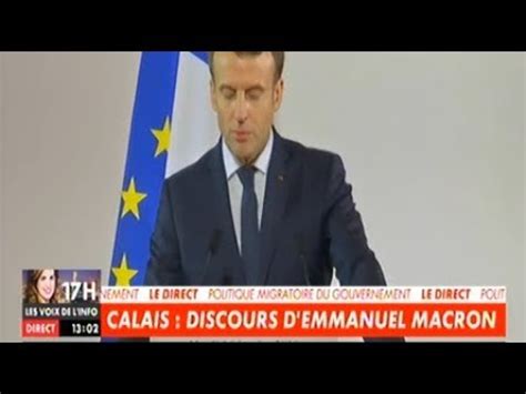 «clore le chapitre du pari perdu.». Macron Discours / REPLAY - Discours d'Emmanuel Macron ...