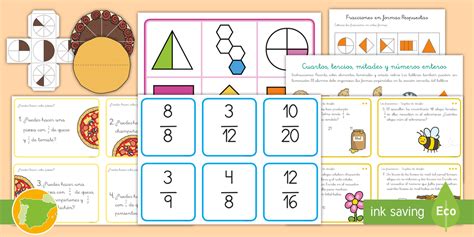 Fracciones Matemáticas Juego Educativo Twinkl