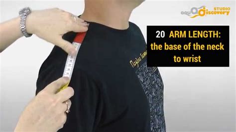 20 Arm Length The Base Of The Neck To Wrist Youtube
