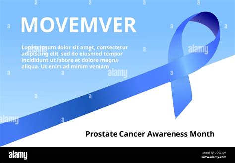 Movember Concept Vector Prostate Cancer Awareness Month Manner For Medical Website App Blog