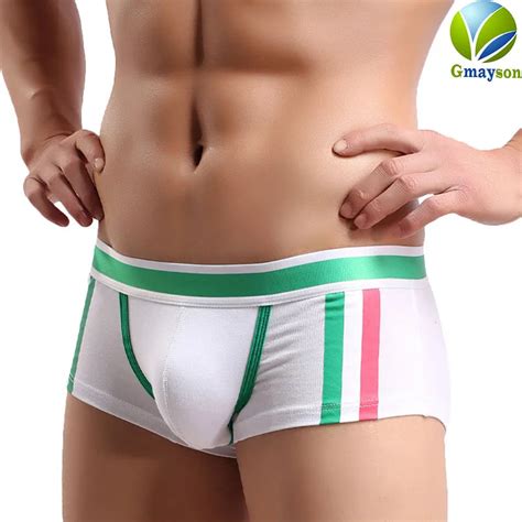 5pieceslot Mens Underwear Cotton Striped U Convex Bag Sexy Underwear