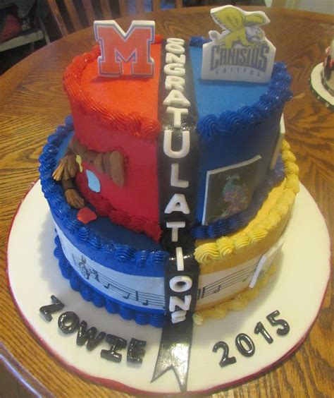 High Schoolcollege Graduation Cake