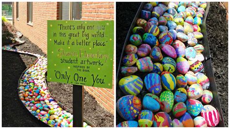 Every Single Student Paints One Rock For The Coolest