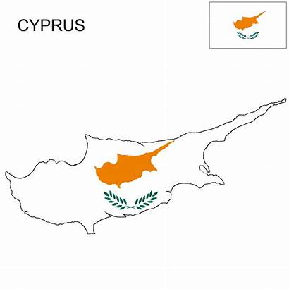 Flag Cyprus Map Mapuniversal