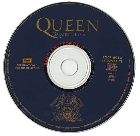 Queen Greatest Hits 2 Japanese Promo Cd Album Cdlp 51337
