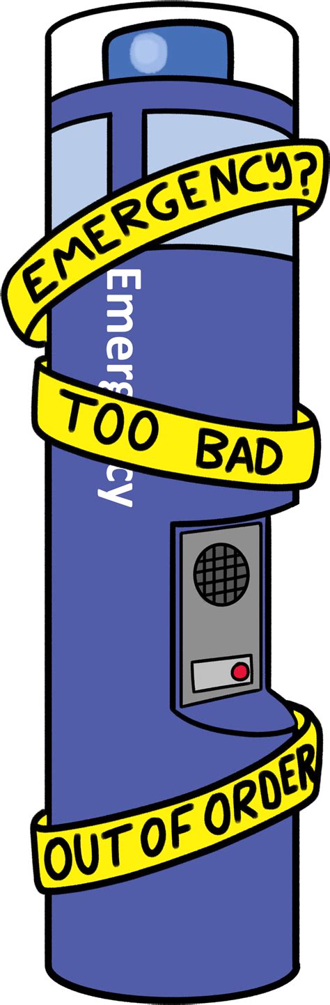 Emergency Call Box Unrepaired For Months Clipart Full Size Clipart
