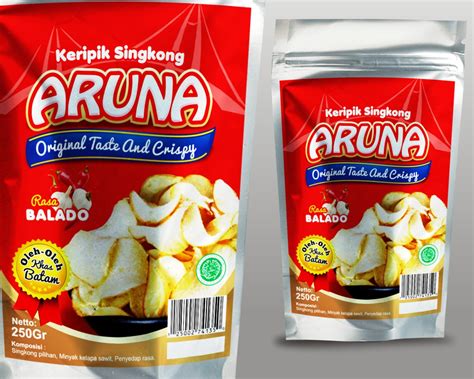 Pe ngembangan kemasan dan labeling produk keripik singkong khas lampung. Sribu: Label Design - Kontes Desain Label Keripik Singkong