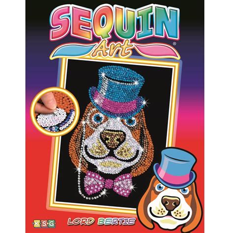 Lord Bertie Junior Sequin Art Craft And Hobbies From Crafty Arts Uk