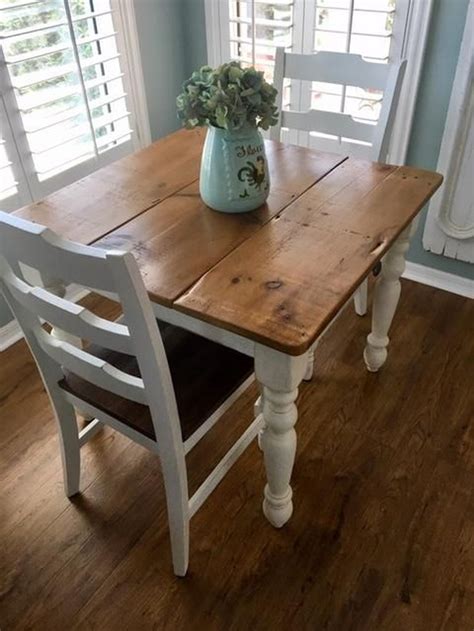 Best small kitchen dining tables chairs for small. 34 The Best Farmhouse Table Design Ideas Perfect For 2020 ...