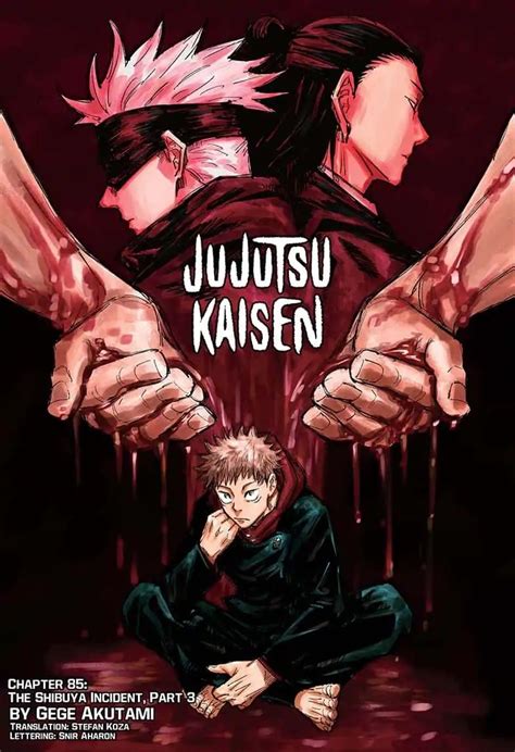Jujutsu Kaisen Chapter 85 Cover Jujutsukaisen Jujutsu Kaisen Manga
