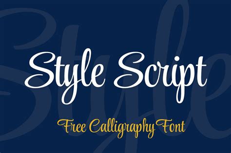 Style Script Font Dafont Free