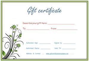 Successfully passed an online course? Gift Certificate Template Free Fill - Bing images ...