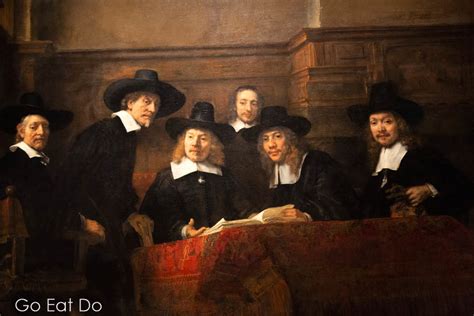 The Syndics Of The Drapers Guild By Rembrandt Van Rijn Go Eat Do