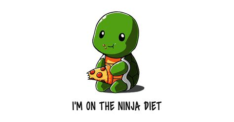 Ninja Diet Ninja Diet Sticker Teepublic Au