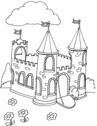 Castle Coloring Pages Printable Lego
