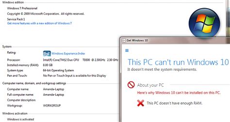 Windows 10 has some very specific hardware requirements. Fix "This PC doesn't have enough RAM" Error during Windows ...