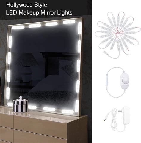 Led Makeup Mirror Lights Kit Hollywood Style Vanity Mirror Light 10ft