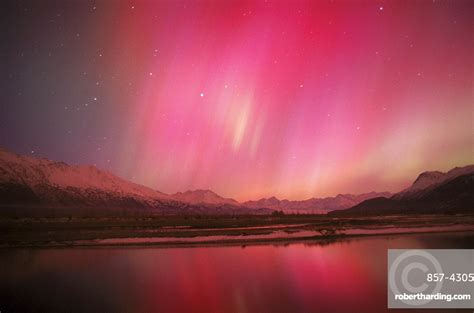 The Aurora Borealis Northern Lights Stock Photo