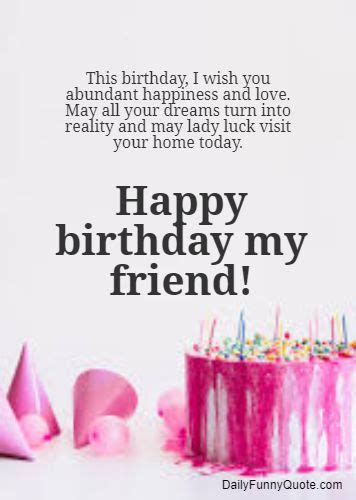 50 Birthday Wishes For Friends Happy Birthday Quotes