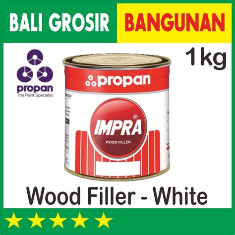 jual white putih propan impra dempul kayu sh 114 wood filler 1 kg shopee indonesia