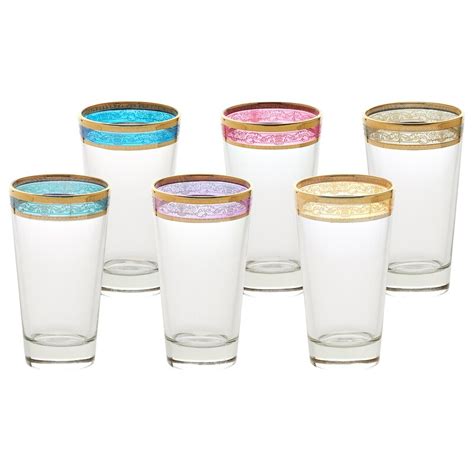Lorren Home Trends Melania 6 Piece 10 Oz Drinking Glass Set And Reviews Wayfair Ca