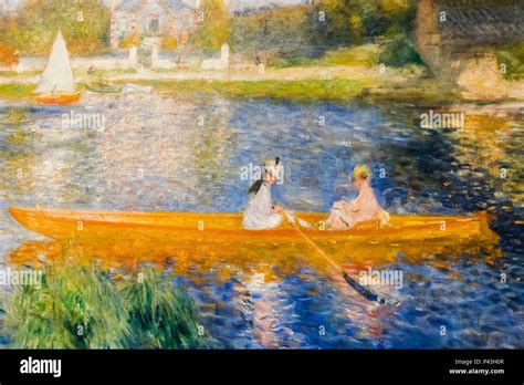 Painting Titled The Skiff La Yole By Pierre Auguste Renoir Dated