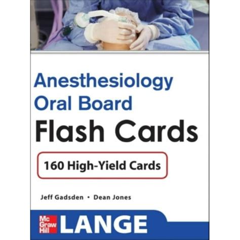 Anesthesiology Oral Board Flash Cards Other